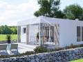 Parcela con  proyecto para la construcción de una villa moderna cerca de la playa de Calan Porter. Menorca