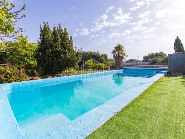 Huerto en zona S´Uestra con agua, luz, safreig y casita, San Luis, Menorca