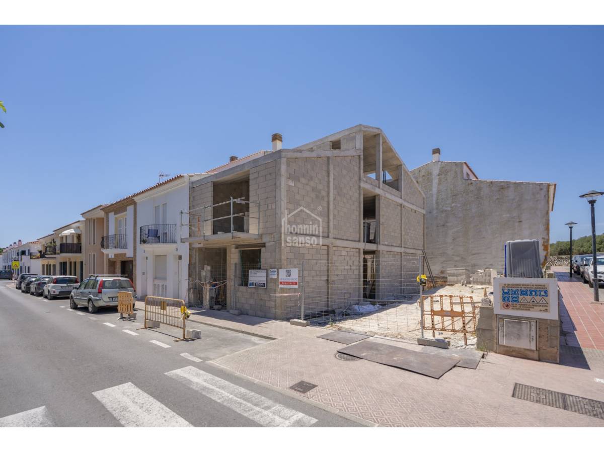 Obra nueva en construcción en Sant Lluís, Menorca