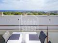 Vistas panorámicas desde este magnifico apartamento en Coves Noves, Menorca