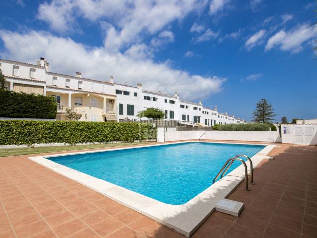 Ideal terraced house with pool rights Mahón.  Menorca