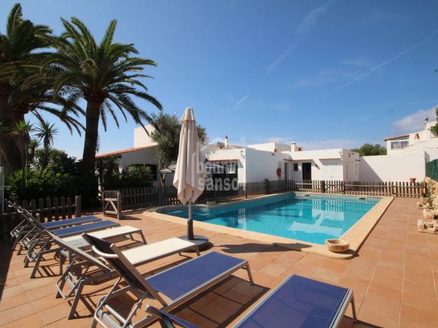 Charming semi-detached villa in Cala'n Bosch with Tourist Licence, Ciutadella, Menorca