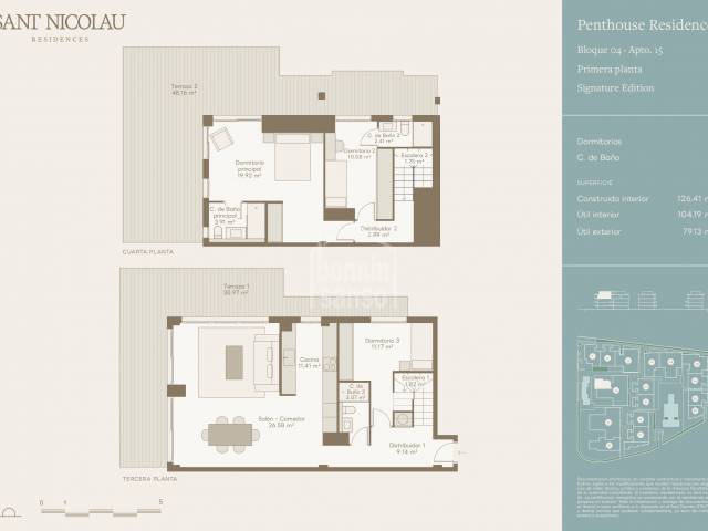 Development of 163 apartments, offering one to four bedrooms, in Ciutadella, Menorca.