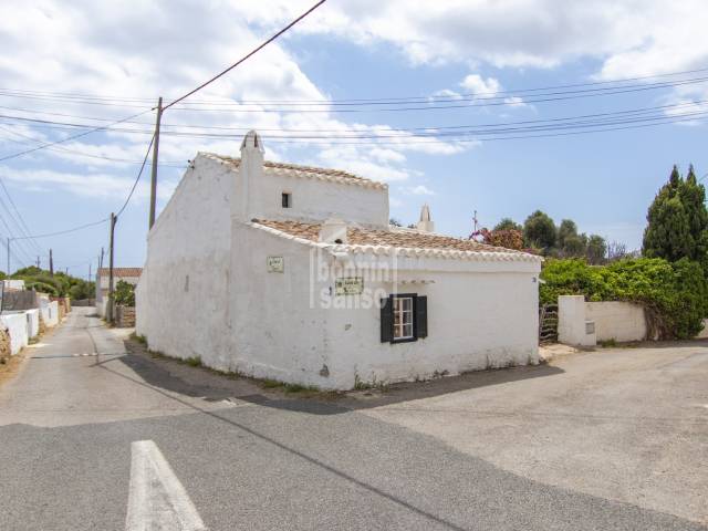 Maison de campagne typique et traditionnelle à réformer dans le hameau de Torret, San-Lluís, Minorque