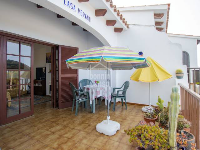 Penthouse apartment with communal pool in Calan Porter, Menorca