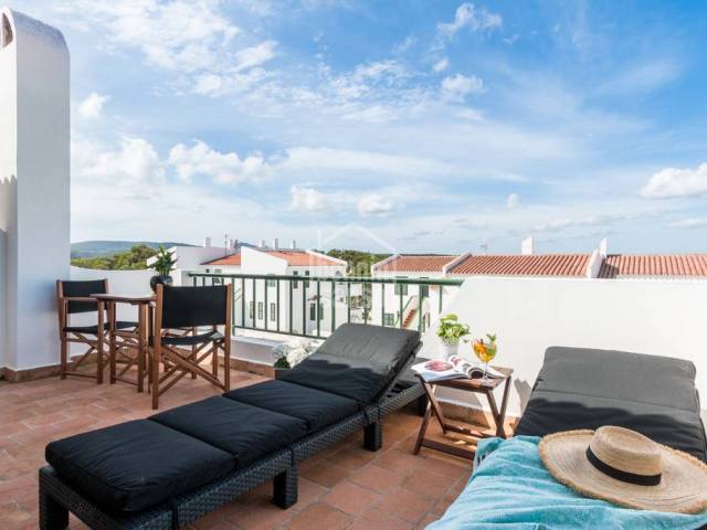 Apartment with tourist license, close to the beach of Son Parc, Menorca.