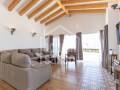 Splendide villa sur la côte sud avec vue sur la mer et piscine à débordement à Torret de Baix, Binibeca , Minorque