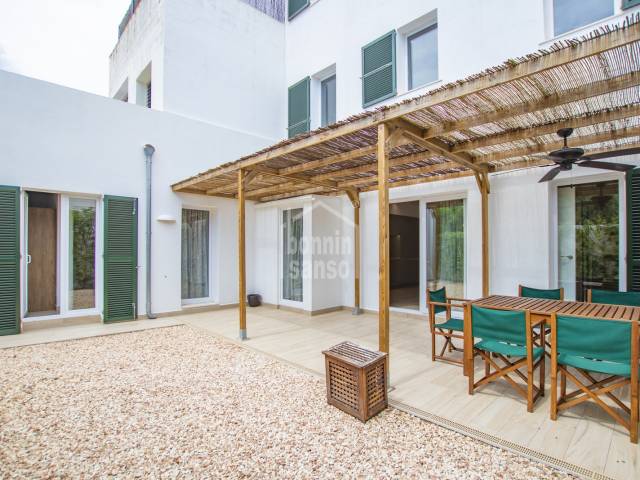 Brand new ground floor flat with patio, Mahon, Menorca