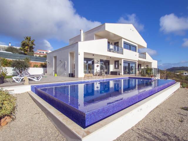 Modern villa with a pool in Es Mercadal, Menorca