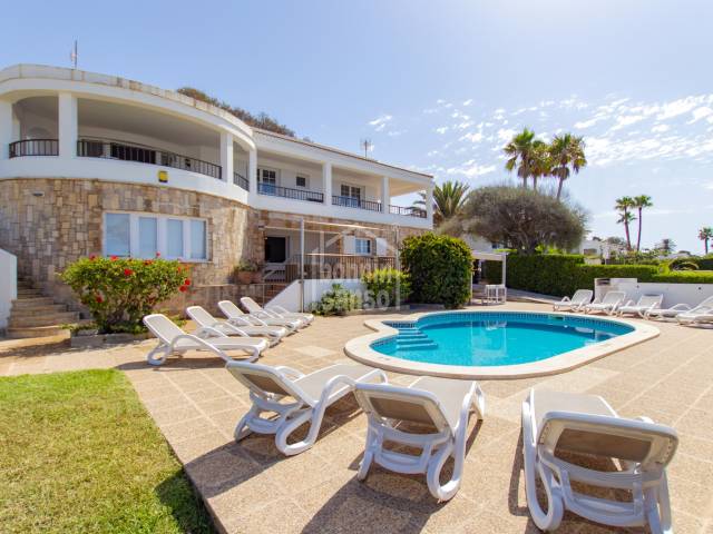 Spacious villa in Binibeca Vell with sea views and tourist license, Menorca