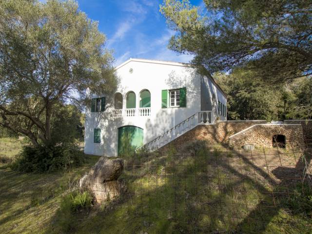 Rustic estate of great ecological value near Alayor and the center of Menorca.