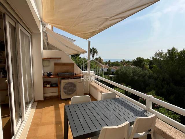 Apartamento con licencia turística en Coves Noves, Menorca – Vistas al mar y campo