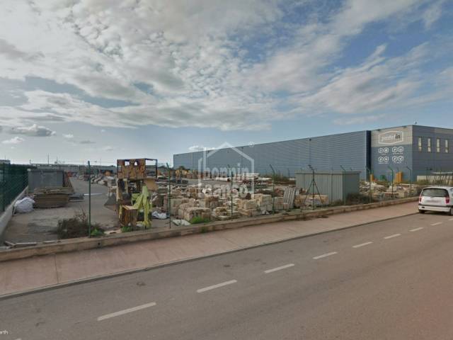 Building plot in the Sant Lluís industrial estate, Menorca