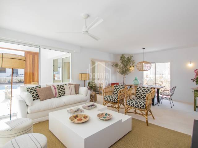 Promoción Sa Tamarells ubicada en la prestigiosa urbanización de Coves Noves, Menorca