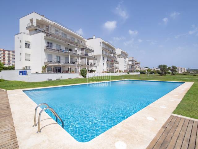 Four bedroom apartment with port views in one of the most exclusive complexes in Mahon Menorca.