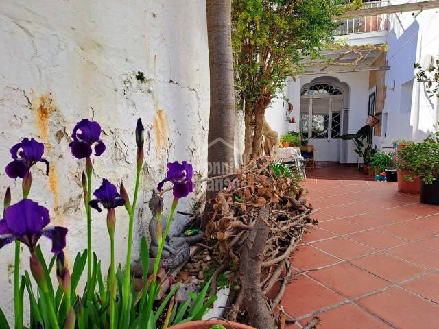 Ground floor house with patio in the historic centre of Mahon, Menorca