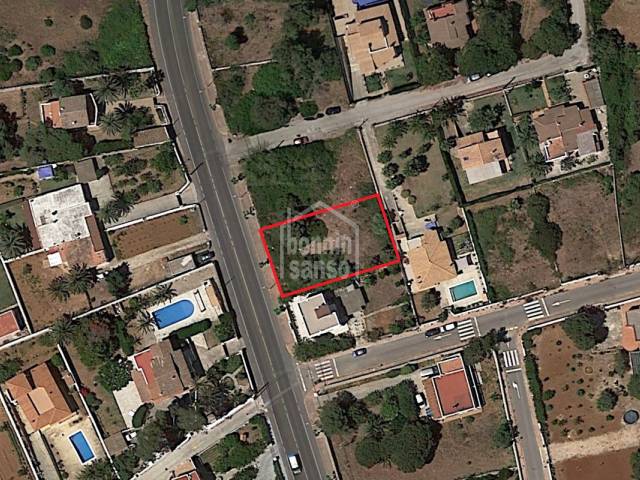 Plot in established residential area in Ciutadella, Menorca