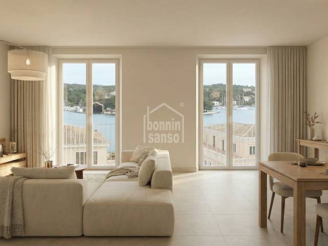 Neubauprojekt im Hafen von Mahón. Hier beginnt Ihr neues Leben. Menorca.