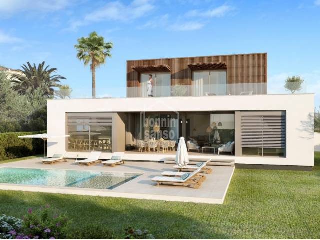 Avant-garde newly built villa in Binixica, Menorca