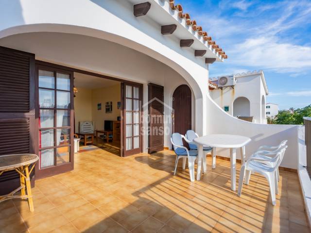 EXCLUSIVA Appartement au Dernier Étage avec Vue sur la Mer et Grande Terrasse Privée en Calan Porter, Menorca