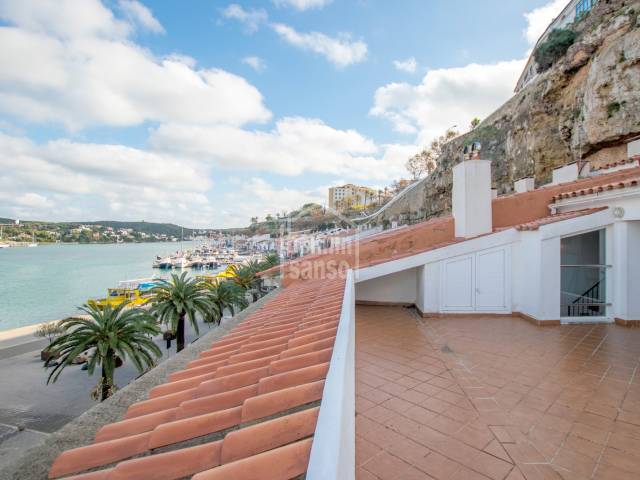 Penthouse flat over two floors, Mahon harbour, Menorca