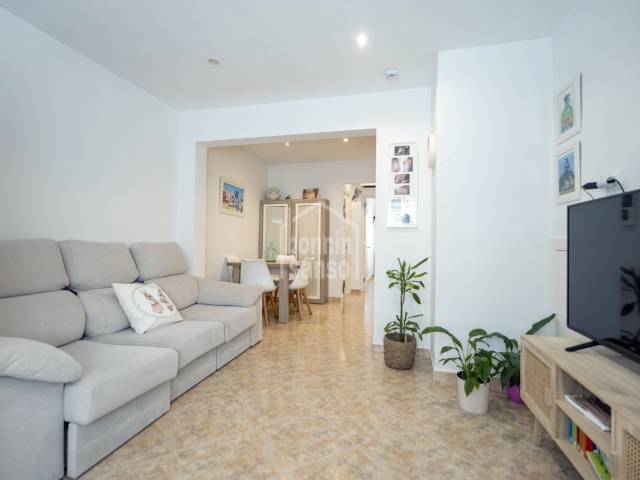Charming ground floor home with patio just a short walk from the centre of Es Castell, Menorca.