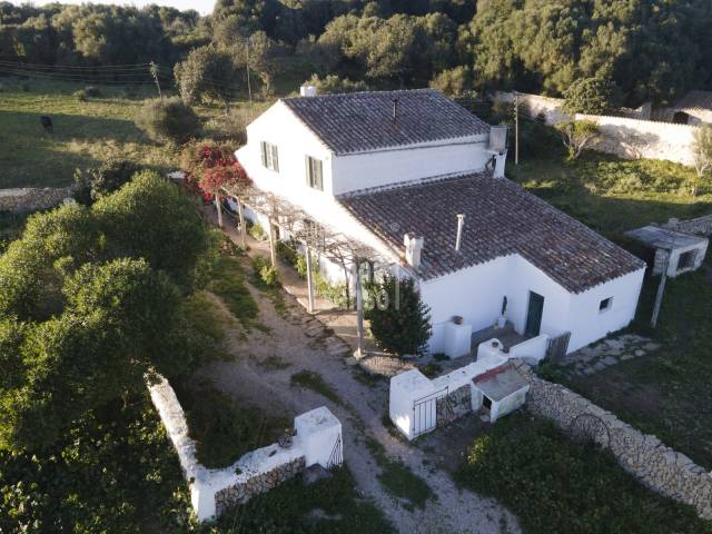 Traditional Farmhouse full of character plus outbuildings near Mahon, Menorca.