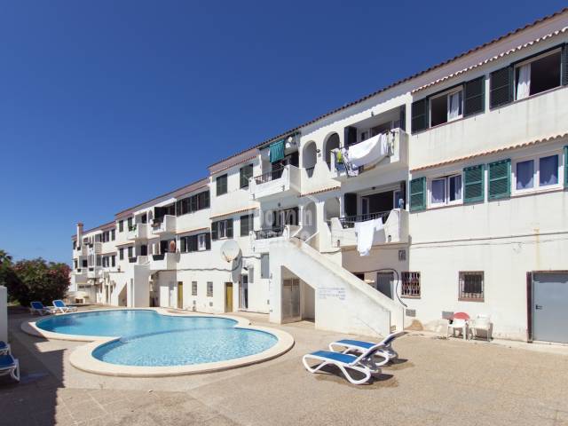 Apartment with swimming pool in Calan Porter