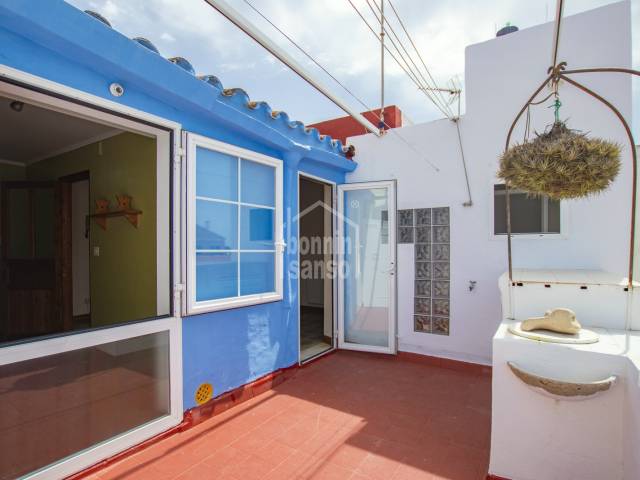 Bonita casa en 1ª planta en el encantador pueblo de San Clemente -Menorca-