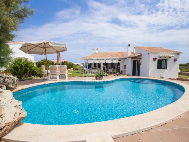 Charmante Villa mit Pool in der Nähe von Arenal den Castell, Menorca