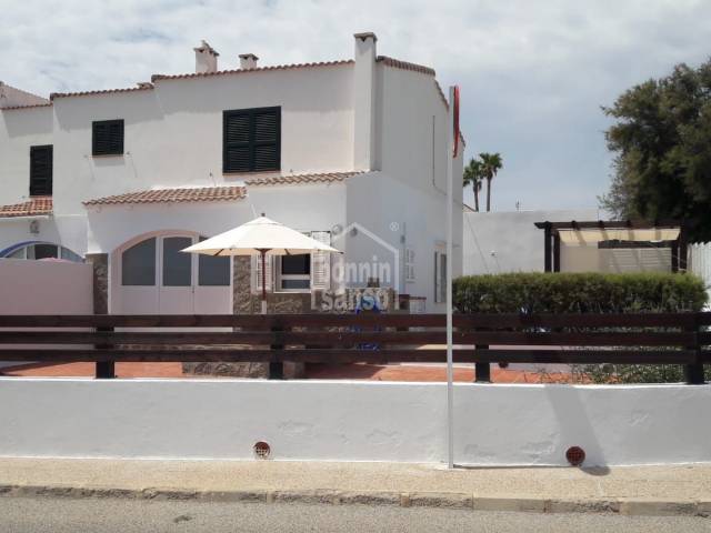 Casa al piano terra, fronte mare con grande terrazza, S’Algar, Minorca