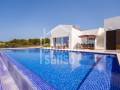 Splendide villa sur la côte sud avec vue sur la mer et piscine à débordement à Torret de Baix, Binibeca , Minorque
