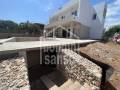 New villa under construction in a quiet corner of Menorca