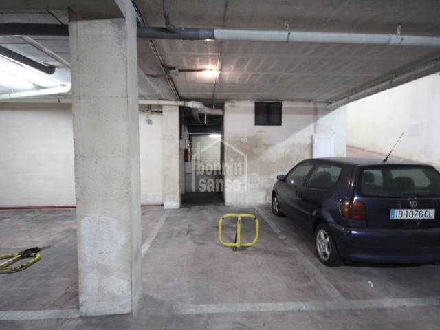 Parking space in Mahon, Menorca