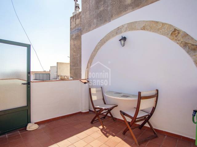 Charming house in pedestrian street in the historic centre of Mahón, Menorca.