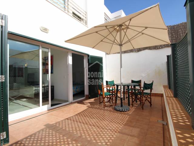 Lovely ground floor property with large terrace in Ciutadella, Menorca