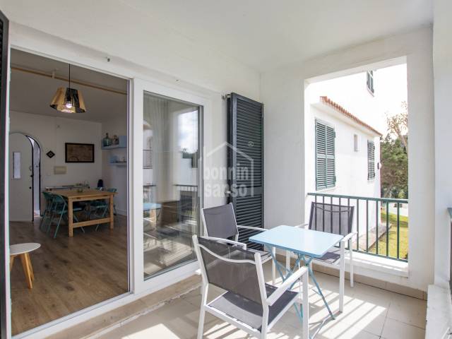 Soleado Apartamento con LICENCIA TURÍSTICA COMUNITARIA en Calan Blanes, Ciutadella, Menorca