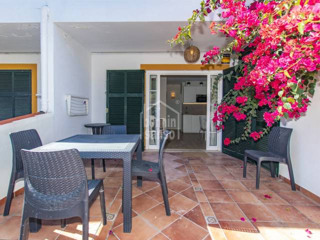 Beautiful ground floor apartment with tourist license in Calan Bosch, Ciutadella, Menorca