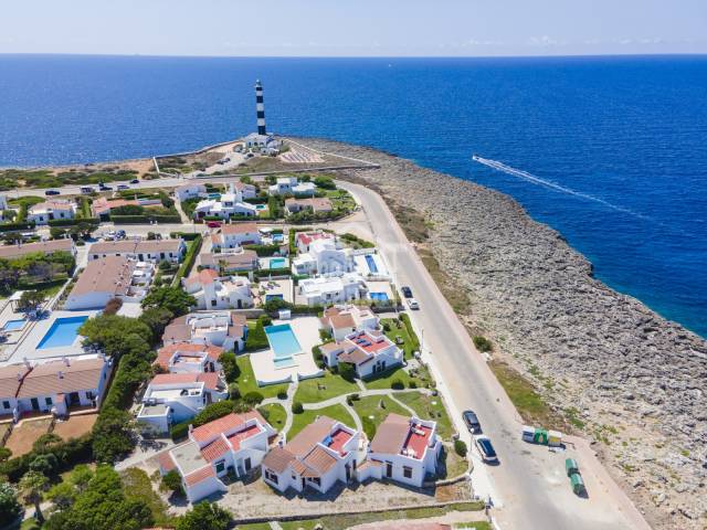 Detached villa in a complex on the sea front in Cap D'Artrutx, Ciutadella, Menorca
