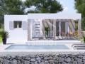 Parcela con  proyecto para la construcción de una villa moderna cerca de la playa de Calan Porter. Menorca