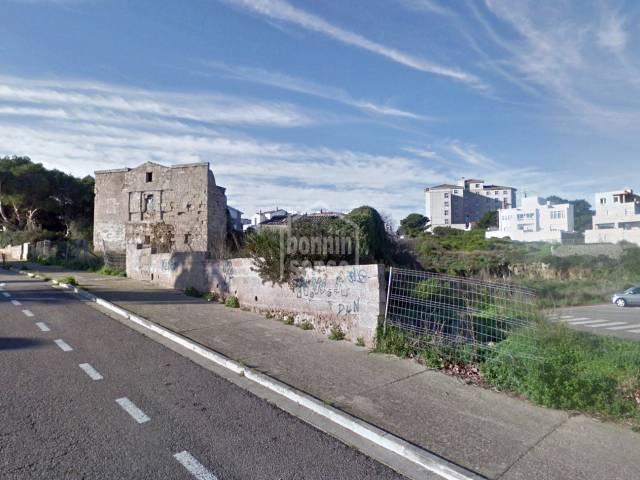 Building plot for hotel use in Mahón, Menorca