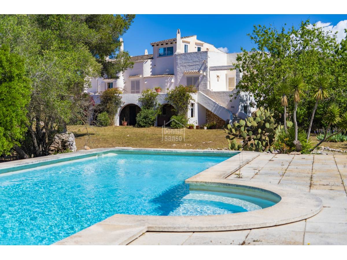 Casa en el campo con vistas mar, Binisafullet, Menorca