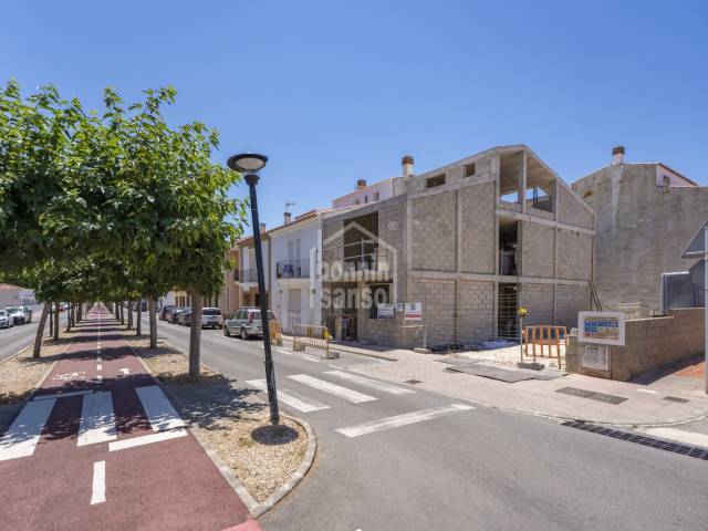 New development currently under construction in Sant Lluís, Menorca