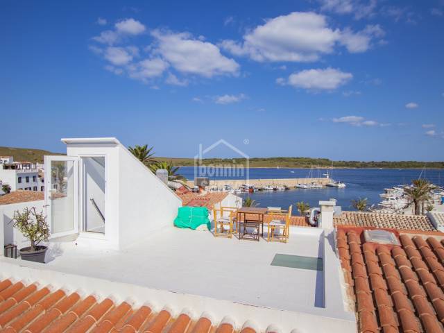 Two flats sold together in the centre of Fornells village, Menorca