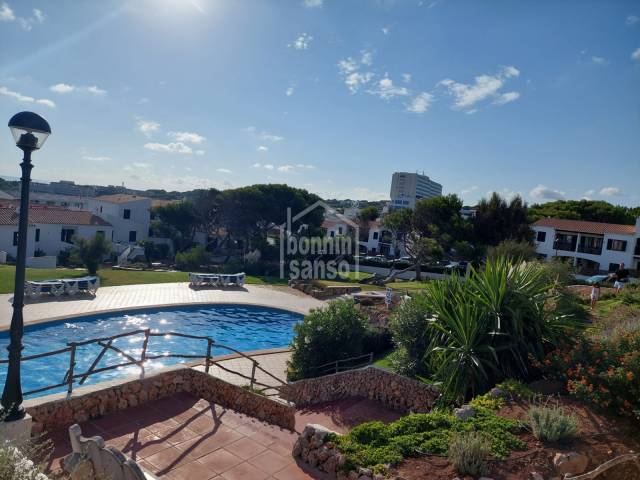 Charming ground floor apartment with sea views and tourist license in Arenal den Castell, Menorca