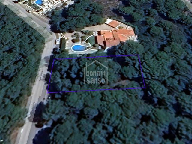 Plot of land with project and planning permission in Son Parc, Menorca