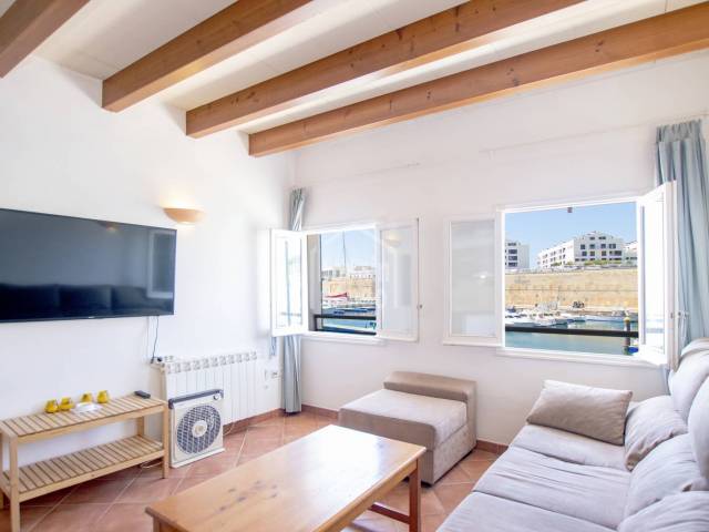 Alquiler Temporal: Maravilloso apartamento con espectaculares vistas al puerto antiguo, Ciutadella, Menorca