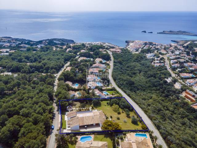 Spectacular villa with interior swimming pool in S'Atalaia, Menorca