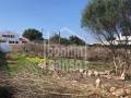 Parcela edificable en urbanización tranquila de Menorca