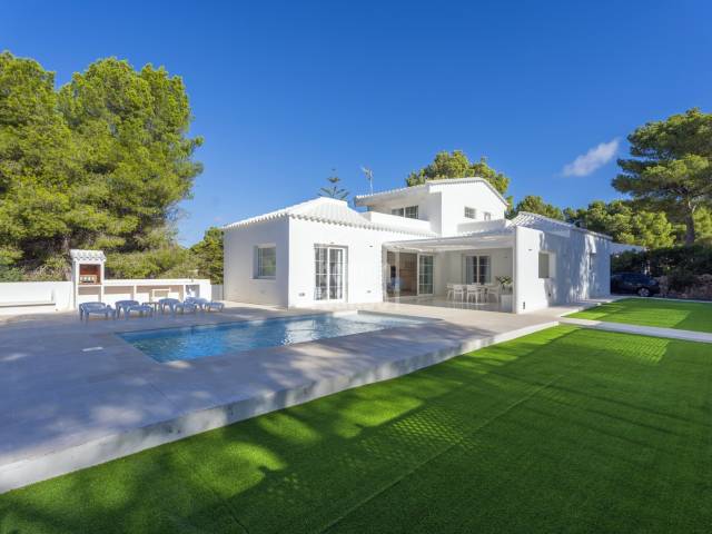 Impresionante chalet de obra nueva en Son Parc, Menorca